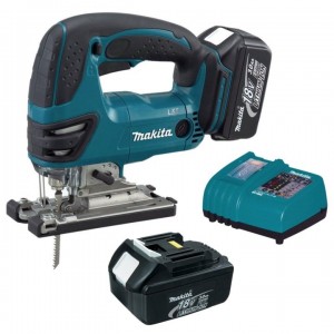 Аккумуляторный лобзик Makita в кейсе, 18V , 2х4.0Ah